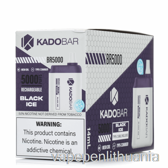 [5 Pakuotės] Kado Bar Br5000 Vienkartinis Vape Skystis